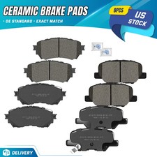 8Pcs Front and Rear Ceramic Brake Pads Set for 2014 2015 Mazda 6 picture