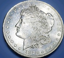 1878 P Reverse of 79 Morgan Silver Dollar $1 Business Strike 0.9 Fineness KM#110 picture