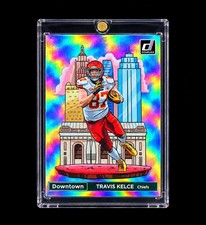 TRAVIS KELCE DOWNTOWN 2024 DONRUSS TRUE DOWNTOWN RARE Jumbo KANSAS CITY CHIEFS picture