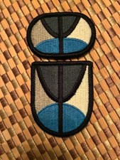 U.S. ARMY BERET FLASH - 5th PSYOP BATTALION .... MINT ..... X picture