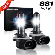 Pair 881/889 CSP LED Fog Light Driving Bulb DRL 6000K White Super Bright 55W picture