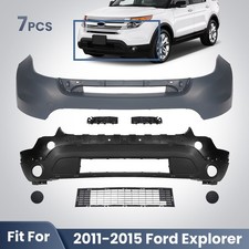 Front Bumper Cover Set For 2011 2012 2013 2014 2015 Ford Explorer Limited XLT picture