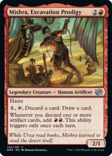 x1 Mishra, Excavation Prodigy BRO MTG 140/287 UNCOMMON M/NM 1x picture