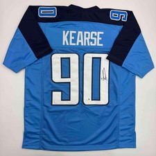 Autographed/Signed Jevon Kearse Tennessee Powder Blue Jersey JSA COA picture
