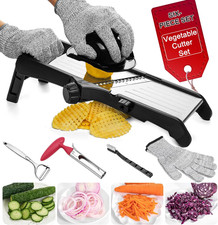 Mandoline Food Slicer for Kitchen, Adjustable Stainless Steel Mandoline picture