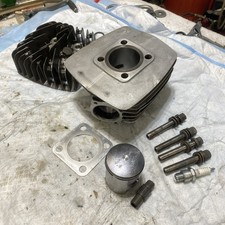 1974 Suzuki RV125 Van Van Top End New Bore 56.5 MM  OEM New Piston & Rings RV D1 picture