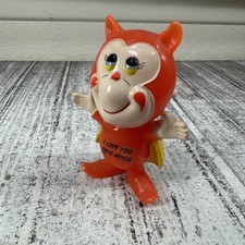 Vintage 1971 Wallace Berrie Red Devil Figurine I Love You This Much Message Doll picture