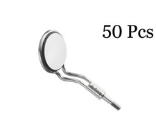 Hu-Friedy Style Dental Mouth Mirror No. 5 (50Pcs) – Double Sided with Handle picture