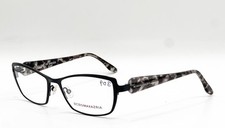 NEW BCBGMAXAZRIA BLAIRE BLACK AUTHENTIC EYEGLASSES 53-16 picture
