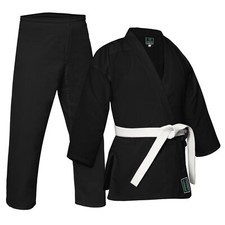 Martial Arts Karate Gi Uniform-Lightweight Adult MMA Training Keikogi Free Belt picture