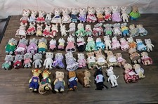 Calico Critters  Huge Lot Of 105 Figures-Clothes -Furniture Other Accessories picture