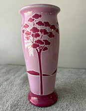 Vintage Weller Pink Marengo Luster Vase c1920s picture