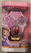 New Disney Store Sofia The First Amulet Light Up Musical Enchanting Necklace picture