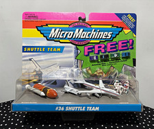 Micro Machines minis MiShuttle Team #36 Space Shuttle NASA 747 Astronauts 1994 picture