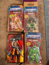 Big MOTU lot Mattel Creations Exclusives Tri Klops, Fangor, Frog Monger picture