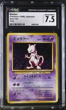 1996 Pokemon Mewtwo Base Set Japanese 150 Holo Rare Original Vintage CGC 7.5 picture