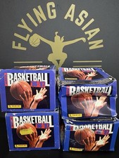 1996 1997 PANINI NBA BASKETBALL STICKER 50 PACK LOT WITH SEALED BOX (1). QTY picture
