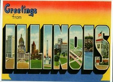 *Illinois Postcard-