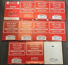 Sungold Abrasives 11 Abrasive Paper Packages - Wet & Dry Silicon Carbide Coated picture