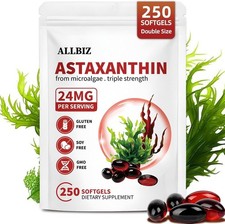 Astaxanthin 24mg | 250 Softgels | 250-Day Supply 250 Count (Pack of 1) picture