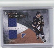 2010-11 Upper Deck Artifacts #FA-DB David Backes Frozen Artifacts #/150 Blues picture