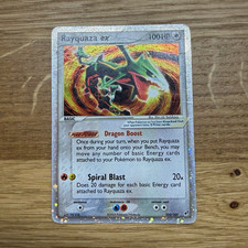 Pokemon TCG Rayquaza ex 102/107 EX Deoxys Ultra Rare Holo ENG 2005 - SWIRL picture