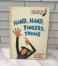 Vintage Bright & Early Hand, Hand, Fingers, Thumb HC Illustrated 1969 BkClub picture