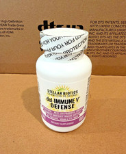 Stellar Biotics del-IMMUNE V Defense Metabiotic Supplement 60 Capsules Exp 11/28 picture