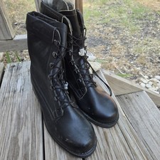 VTG 1977 USAF Flying Air Crew Alert Boots Addison Shoe Co 7D W/ Deadstock... picture