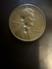 1952-D/S Rare Lincoln Wheat Penny, L On Rim, Titled D, W/ Major Planchet Divots picture