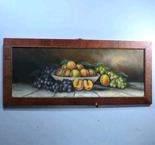 Andrew Gunderson Rare Dark Moody Still Life Painting Signed Dated picture