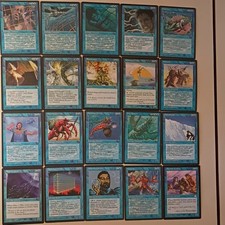 Magic: The Gathering Vintage Blue Lot - Homarid, Merfolk, Walls, 20 Cards picture