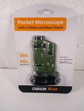 Carson Kids  MicroBrite 20x-40x LED Lighted Pocket Microscope for Learning picture