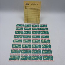 24 Vintage UFO Stickers Sheet Flying Saucers Los Angeles picture