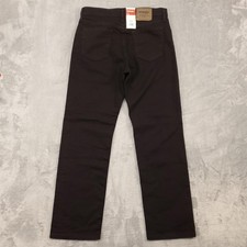 Wrangler Authentics Jeans Mens 31x30 Black Regular Fit Straight Comfort Flex picture