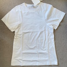 New Authentic Toteme Cotton Gots Curved Seam Tee T-Shirt T-shirts Top Shirt XS picture