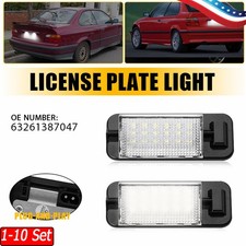 1-10x Xenon White LED Rear Plate Light For BMW E36 3 Series 318i 320i 328i 92-98 picture