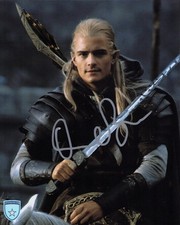 Signed Orlando Bloom The Lord of the Rings LOTR Legolas 8x10 w/ Official Pix COA picture