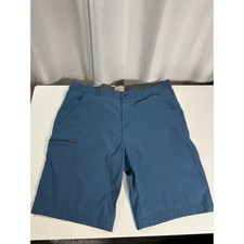 Weatherproof Vintage Mens Blue Utility Cargo Shorts Size 40 Regular Fit MC0028 picture