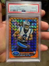 ~CRAZY RARE TOUGH PSA 10 CHROME ORANGE GEMOMETRIC ROOKIE PSA 10 BRYCE YOUNG /25 picture