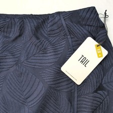 Tail Anja Faux Wrap Skort Size Large Navy Floral UPF 50 Golf Tennis Athletic picture