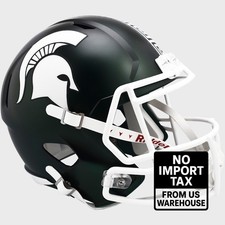 MICHIGAN STATE SPARTANS MSU NCAA Riddell SPEED Full Size Replica Football Helmet picture
