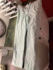 J. Crew Flex Chino Pants Men’s 33 x 32 Slim Green Cotton NEW picture