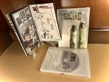 SAW & SAW II (DVD, HORROR) 100% COMPLETE Leigh Whannell, Danny Glover MINI-COMIC picture