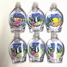 6 Bottles of Softsoap Aquarium Series Moisturizing Liquid Hand Soap Pump 7.5 Oz picture