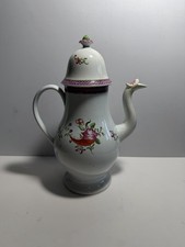 Staffordshire Pearlware Coffee Pot With Floral Design Ca. 1820’s  picture