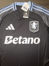 Adidas Aston Villa FC 2025/2026 Away Jersey JN8053 Men's Size S picture