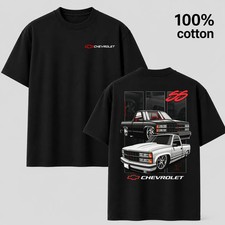 Men’s Classic Chevy SS Truck Automotive Streetwear 100% Cotton Graphic T‑Shirt picture