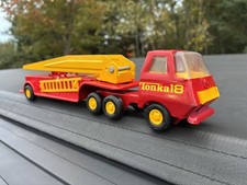 Vintage NOS Red 70s Tonka 18 Fire Truck Ladder Diecast Metal 1970's  picture