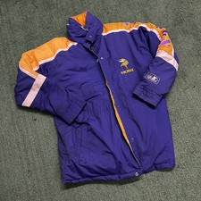 Vintage 90s Starter Minnesota Vikings NFL Down Parka Jacket  Size : XL picture